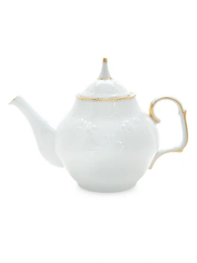 Anna Weatherley Simply Anna Gold Teapot In White