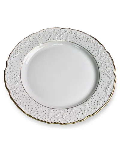Anna Weatherley Simply Anna Polka Dinner Plate In White
