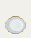 Anna Weatherley Sky Blue Rimmed Bread & Butter Plate