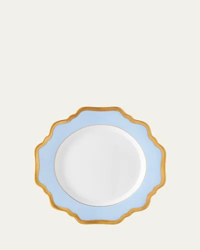 ANNA WEATHERLEY SKY BLUE RIMMED BREAD & BUTTER PLATE,PROD149400121