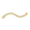Anna Zuckerman 12mm Super Cuban Link Bracelet In Yellow Gold