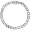 Anna Zuckerman 12mm Super Cuban Necklace 26 Inches In Metallic