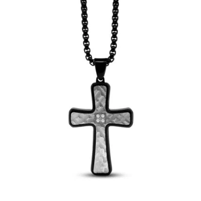 ANNA ZUCKERMAN ANNA ZUCKERMAN ARGYLE CROSS NECKLACE