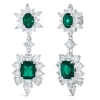 Anna Zuckerman Berkshire Drop Earrings In Emerald