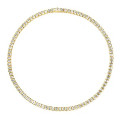 Anna Zuckerman Brickell 40 Carat Eternity Necklace In Yellow Gold
