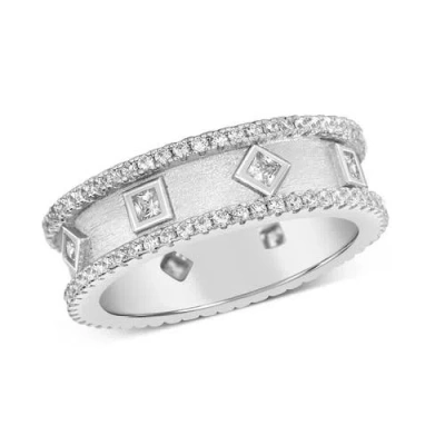 Anna Zuckerman Byzantine Diamond Crystalline Band In Platinum