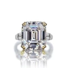 Anna Zuckerman Cali 10 Carat Diamond Crystalline Ring In White Diamond Crystalline