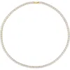 Anna Zuckerman Camila Diamond Crystalline Choker In Yellow Gold