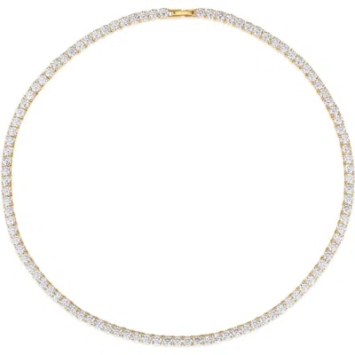 Anna Zuckerman Camila Diamond Crystalline Choker In Yellow Gold