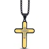 Anna Zuckerman Davant Gold Cross Necklace In Gold