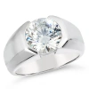 Anna Zuckerman 4.5ct Elon Signature Ring In Platinum