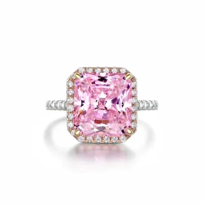 Anna Zuckerman Dusty Rose 5 Carat Ring In Argyle Pink Crystalline