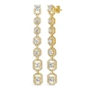 Anna Zuckerman El Camino 4ctw Drop Earrings In Yellow Gold