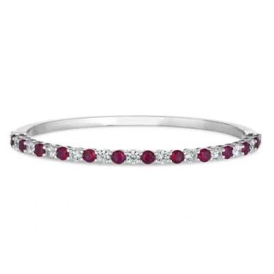Anna Zuckerman Envy Classic Bangle Bracelet In Ruby