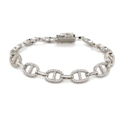 Anna Zuckerman Gigi Bracelet In Platinum