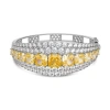 Anna Zuckerman Grand Duchess Canary Cuff Bracelet In Canary Yellow