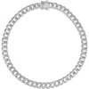 Anna Zuckerman Havana 9mm Cuban Necklace In Platinum