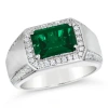Anna Zuckerman Jagger Gemstone Ring In Emerald