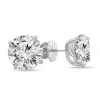 Anna Zuckerman Just Like Diamonds Only Better Studs 14 Carats In Platinum