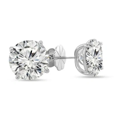 Anna Zuckerman Just Like Diamonds Only Better Studs 14 Carats In Platinum