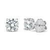 Anna Zuckerman Just Like Diamonds Only Better Studs 4 Carats In Platinum