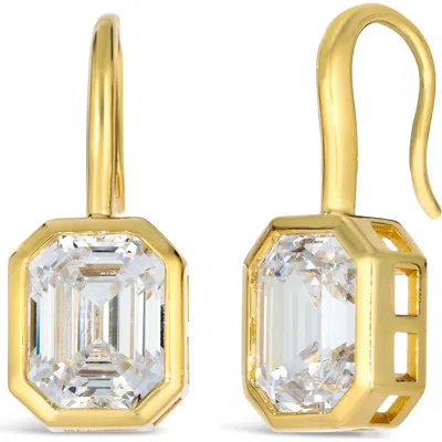 Anna Zuckerman Kelly 4 Carat Diamond Crystalline Drops In Yellow Gold