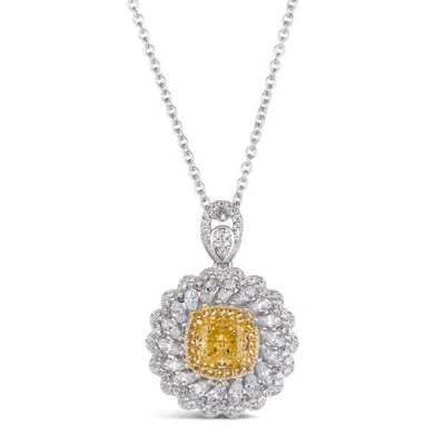 Anna Zuckerman La Maya Diamond Crystalline Necklace In Canary Yellow Crystalline