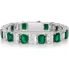 Anna Zuckerman Lisa Marie Statement Bracelet In Emerald