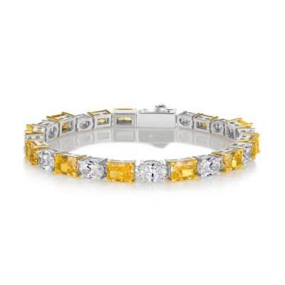 Anna Zuckerman Lizette Canary Yellow Tennis Bracelet