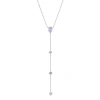 Anna Zuckerman Lovers Only Lariat In Platinum