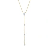 Anna Zuckerman Lovers Only Lariat In Yellow Gold