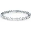 Anna Zuckerman Luxe Edition 15 Carat Tennis Bracelet In G/h Color Crystalline