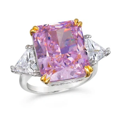 Anna Zuckerman Malibu 10 Carat Diamond Crystalline Ring In Argyle Pink Crystalline