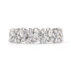 Anna Zuckerman Medina Statement Bracelet Cuff In White Diamond Crystalline