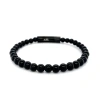 Anna Zuckerman Onyx Bead Bracelet In Black