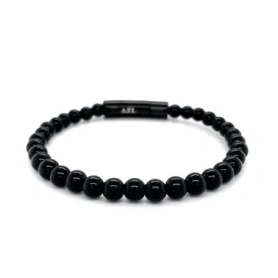 Anna Zuckerman Onyx Bead Bracelet In Black
