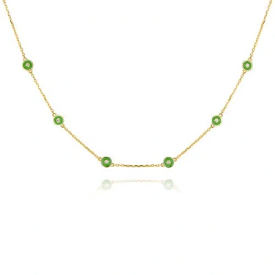 Anna Zuckerman Petit Bubble Necklace In Gold