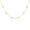 Anna Zuckerman Petit Bubble Necklace In Yellow