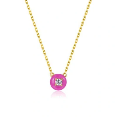 Anna Zuckerman Petit Cupcake Necklace In Multi