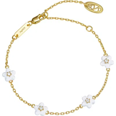 Anna Zuckerman Petit Daisy  Bracelet In Multi