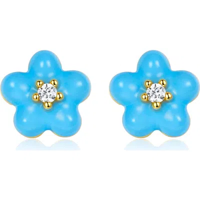Anna Zuckerman Petit Daisy Earrings In Multi
