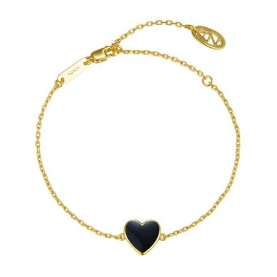 Anna Zuckerman Petit Love Bracelet In Black