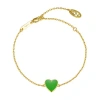 Anna Zuckerman Petit Love Bracelet In Green