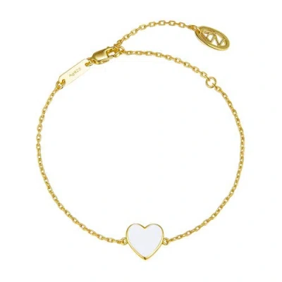Anna Zuckerman Petit Love Bracelet In White