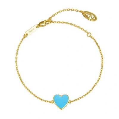 Anna Zuckerman Petit Love Bracelet In Blue