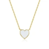 Anna Zuckerman Petit Love Necklace In White