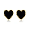 Anna Zuckerman Petit Love Studs In Black