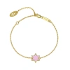 Anna Zuckerman Petit Star Of David Bracelet In Pink