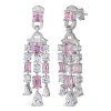 Anna Zuckerman Red Carpet Worthy Chandelier Earrings In Metallic