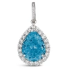 Anna Zuckerman Royal De Luze Crystalline Pendant In Aquamarine Crystalline